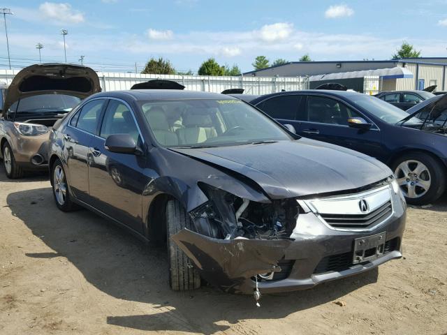 JH4CU2F64EC004839 - 2014 ACURA TSX TECH GRAY photo 1