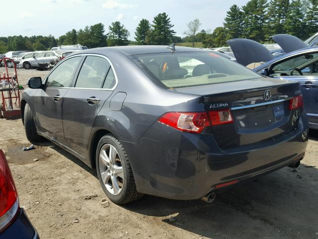 JH4CU2F64EC004839 - 2014 ACURA TSX TECH GRAY photo 3