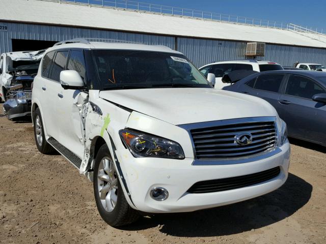 JN8AZ2NF6C9519660 - 2012 INFINITI QX56 WHITE photo 1