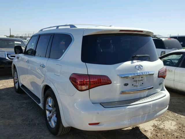 JN8AZ2NF6C9519660 - 2012 INFINITI QX56 WHITE photo 3