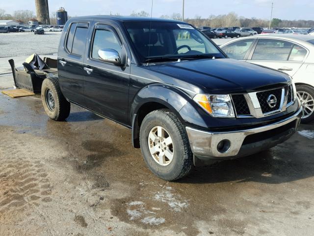 1N6AD07U07C444390 - 2007 NISSAN FRONTIER C BLACK photo 1