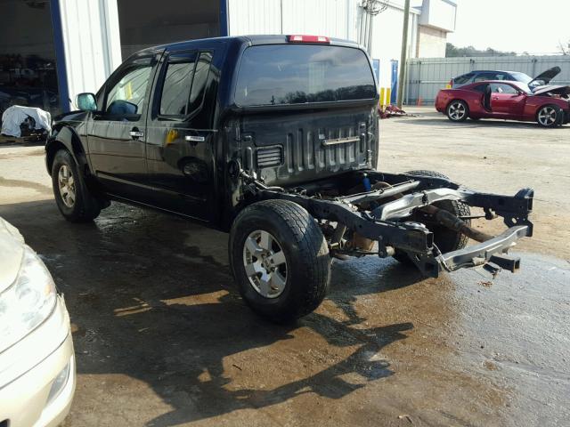 1N6AD07U07C444390 - 2007 NISSAN FRONTIER C BLACK photo 3