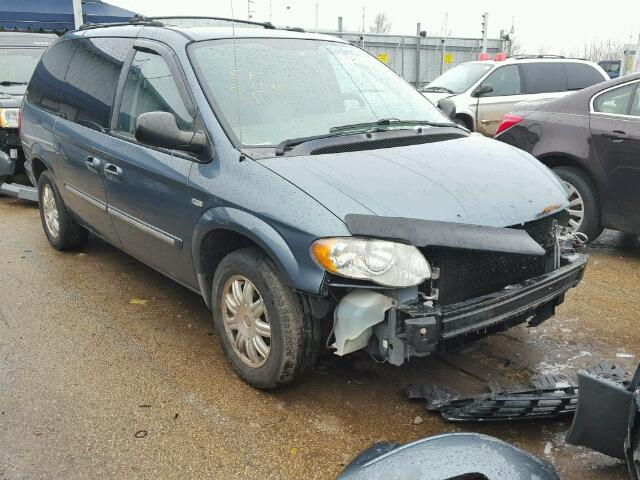 2A4GP54L96R688309 - 2006 CHRYSLER TOWN & COU BLUE photo 1