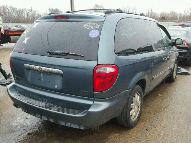 2A4GP54L96R688309 - 2006 CHRYSLER TOWN & COU BLUE photo 4