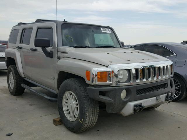 5GTEN13E688177825 - 2008 HUMMER H3 TAN photo 1