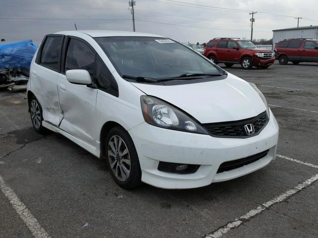 JHMGE8H58CC041864 - 2012 HONDA FIT SPORT WHITE photo 1