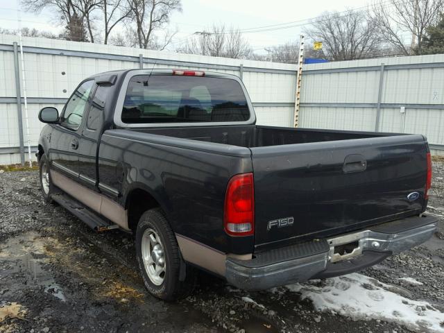 1FTZX176XWNB79761 - 1998 FORD F150 BLACK photo 3