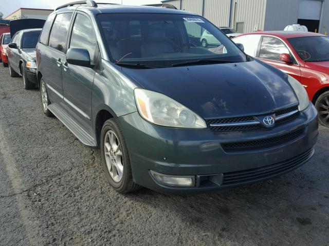 5TDZA22C54S087954 - 2004 TOYOTA SIENNA XLE GREEN photo 1