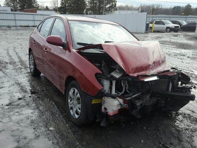 KMHDU4AD6AU049224 - 2010 HYUNDAI ELANTRA BL RED photo 1