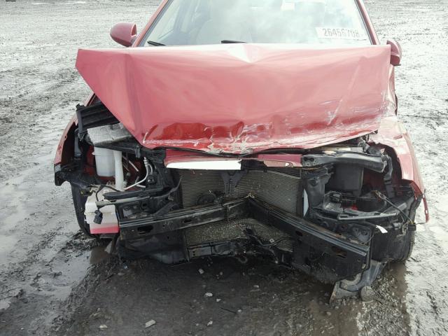 KMHDU4AD6AU049224 - 2010 HYUNDAI ELANTRA BL RED photo 7