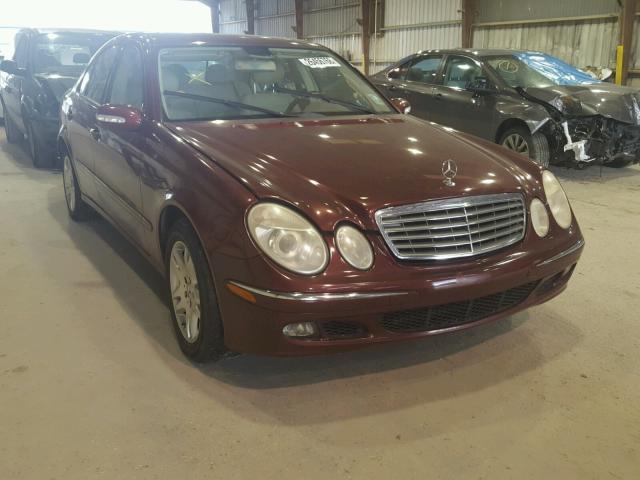 WDBUF65JX5A709197 - 2005 MERCEDES-BENZ E 320 BURGUNDY photo 1