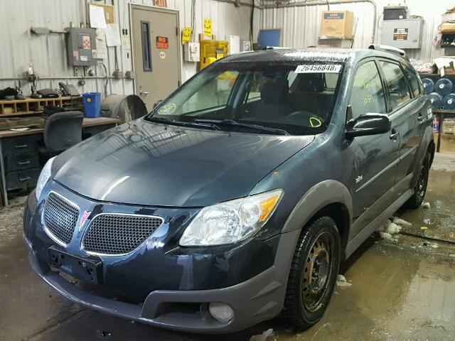 5Y2SL65836Z460307 - 2006 PONTIAC VIBE BLUE photo 2