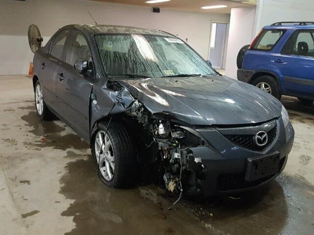 JM1BK32G391229634 - 2009 MAZDA 3 I GRAY photo 1