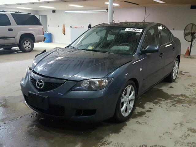 JM1BK32G391229634 - 2009 MAZDA 3 I GRAY photo 2