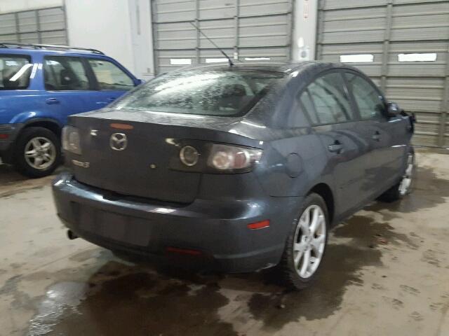 JM1BK32G391229634 - 2009 MAZDA 3 I GRAY photo 4