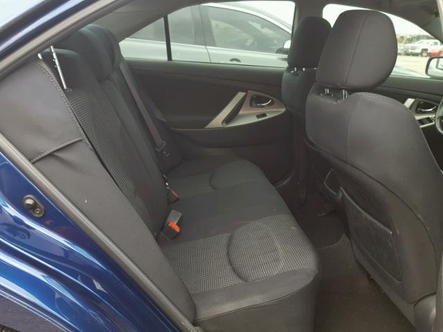 4T1BK46K89U096450 - 2009 TOYOTA CAMRY SE BLUE photo 6