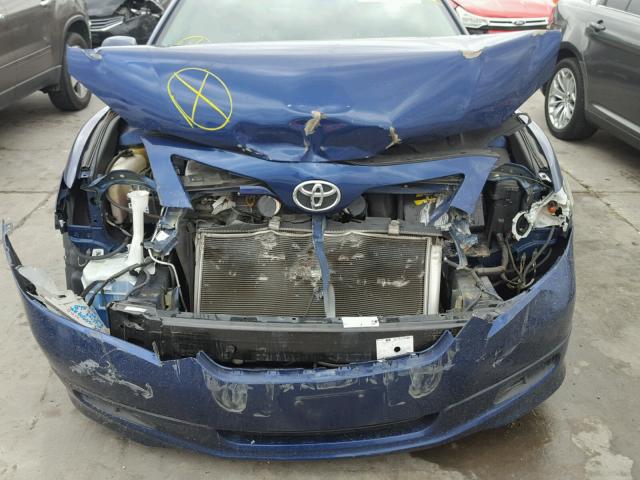 4T1BK46K89U096450 - 2009 TOYOTA CAMRY SE BLUE photo 9