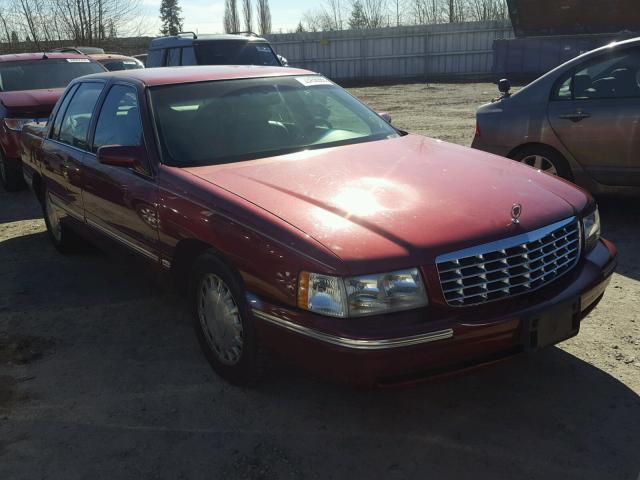 1G6KD54Y1WU803074 - 1998 CADILLAC DEVILLE MAROON photo 1