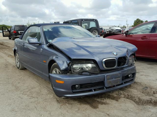 WBABS334X1JY55624 - 2001 BMW 325 CI BLUE photo 1