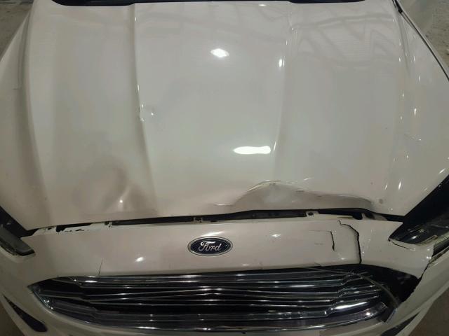 3FA6P0H99DR105740 - 2013 FORD FUSION SE WHITE photo 7