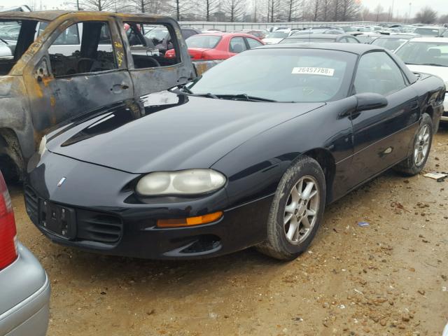 2G1FP22K012149551 - 2001 CHEVROLET CAMARO BLACK photo 2