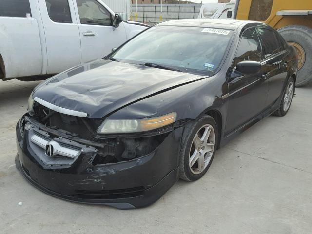 19UUA66254A022572 - 2004 ACURA TL BLACK photo 2