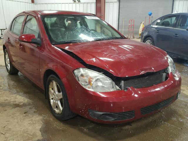 1G1AL58F287147949 - 2008 CHEVROLET COBALT LT RED photo 1