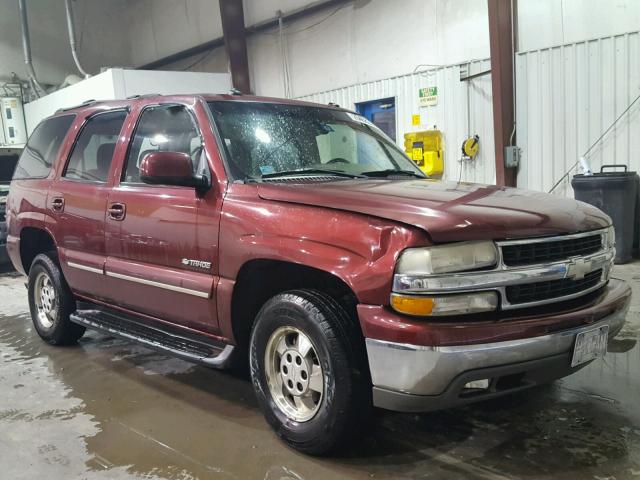 1GNEC13Z13R237133 - 2003 CHEVROLET TAHOE C150 MAROON photo 1