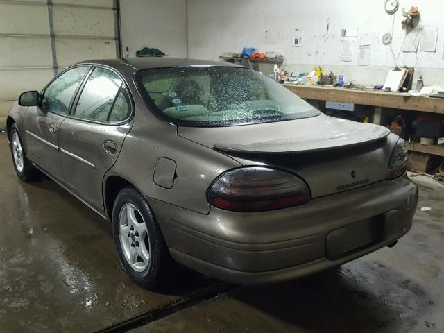 1G2WK52J62F123040 - 2002 PONTIAC GRAND PRIX BROWN photo 3