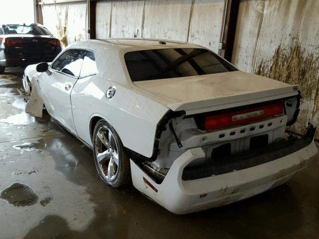 2C3CDYBT4CH208524 - 2012 DODGE CHALLENGER WHITE photo 3