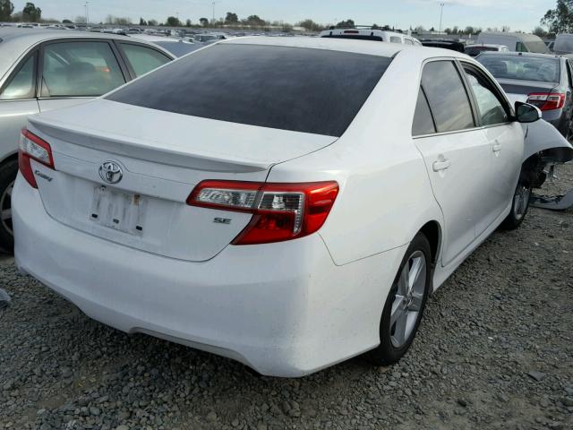 4T1BF1FK5EU763407 - 2014 TOYOTA CAMRY L WHITE photo 4