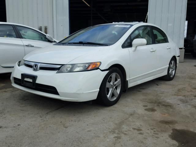 2HGFA16988H534102 - 2008 HONDA CIVIC EXL WHITE photo 2