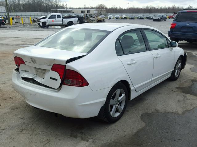 2HGFA16988H534102 - 2008 HONDA CIVIC EXL WHITE photo 4