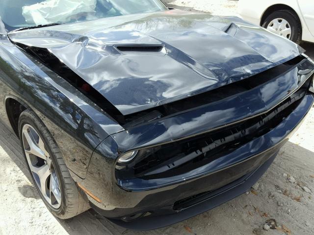 2C3CDZAG2GH316415 - 2016 DODGE CHALLENGER BLACK photo 9