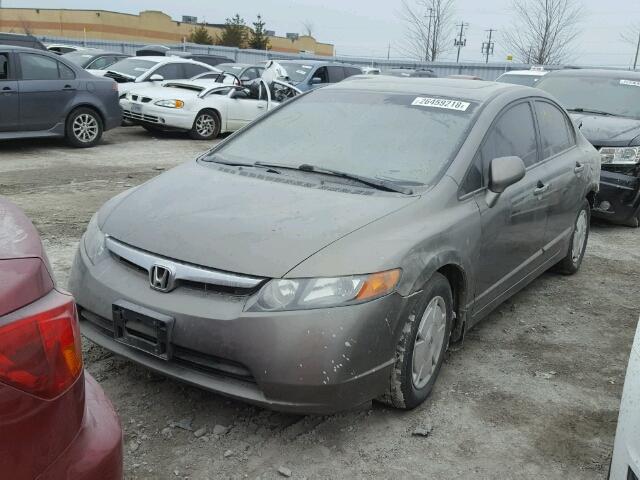 2HGFA15968H023599 - 2008 HONDA CIVIC EXL BEIGE photo 2