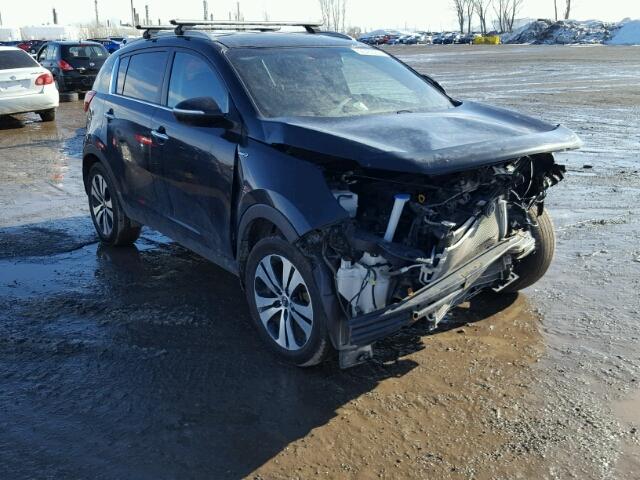 KNDPCCA21D7519143 - 2013 KIA SPORTAGE E BLACK photo 1