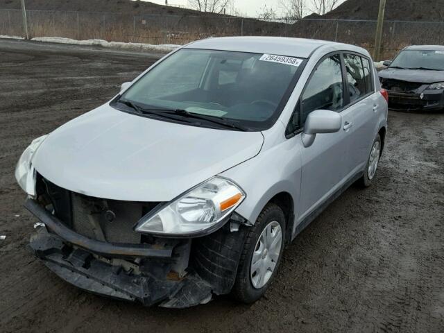 3N1BC1CP5BL470029 - 2011 NISSAN VERSA S SILVER photo 2