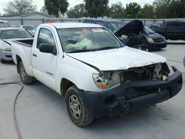 5TENX22NX5Z031589 - 2005 TOYOTA TACOMA WHITE photo 1