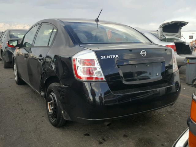 3N1AB61EX9L676390 - 2009 NISSAN SENTRA 2.0 BLACK photo 3