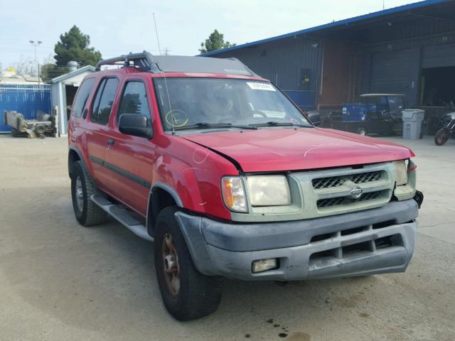 5N1ED28Y4YC512527 - 2000 NISSAN XTERRA XE RED photo 1