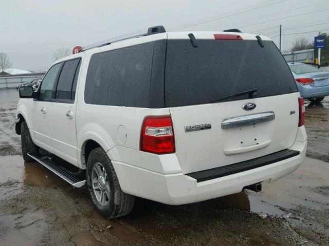 1FMJK2A50EEF14537 - 2014 FORD EXPEDITION WHITE photo 3