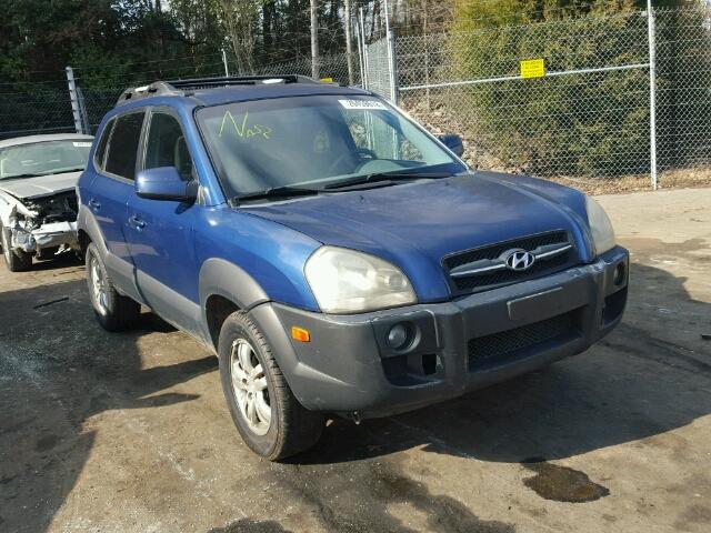 KM8JN12D17U524364 - 2007 HYUNDAI TUCSON SE BLUE photo 1