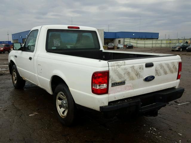 1FTYR10D39PA34844 - 2009 FORD RANGER WHITE photo 3