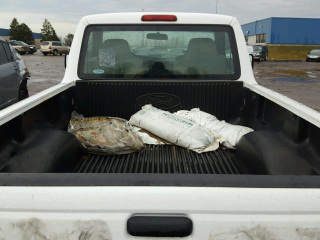 1FTYR10D39PA34844 - 2009 FORD RANGER WHITE photo 6