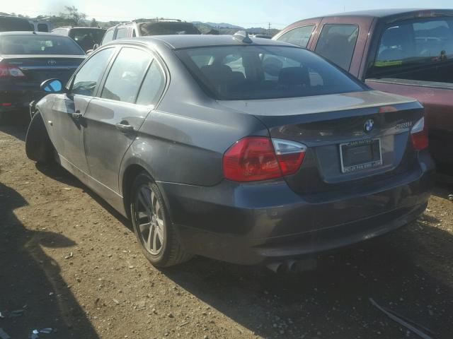 WBAVC53567FZ77164 - 2007 BMW 328 I SULE SILVER photo 3