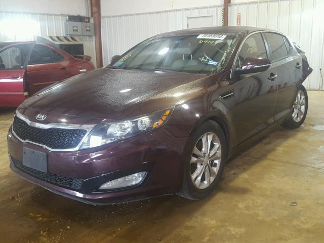 5XXGM4A78DG190916 - 2013 KIA OPTIMA LX MAROON photo 2