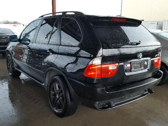 5UXFA13536LY46097 - 2006 BMW X5 3.0I BLACK photo 3