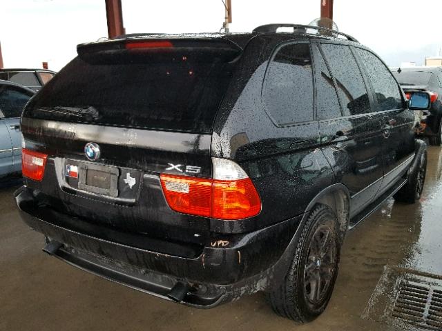 5UXFA13536LY46097 - 2006 BMW X5 3.0I BLACK photo 4