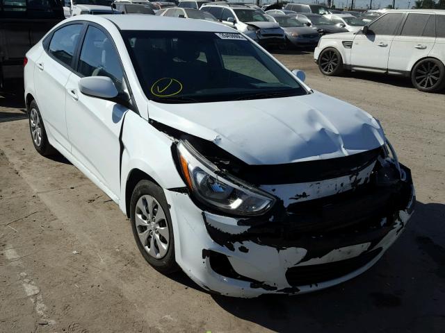 KMHCT4AE0FU885674 - 2015 HYUNDAI ACCENT GLS WHITE photo 1