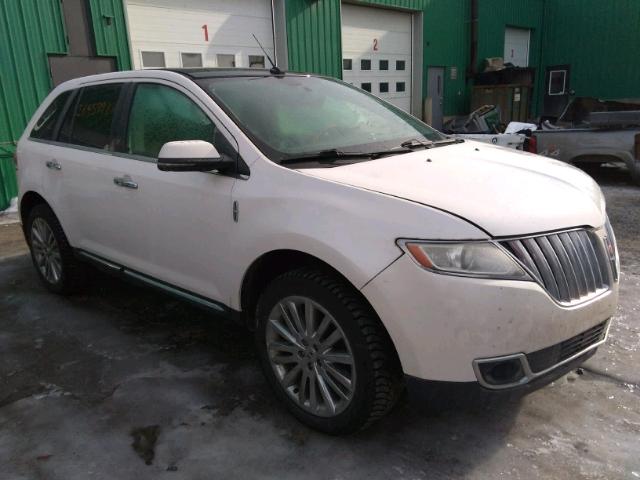 2LMDJ8JK0CBL06373 - 2012 LINCOLN MKX WHITE photo 1